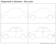 J'apprend à dessiner-Une auto