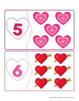 J’apprends a compter-Au royaume des coeurs