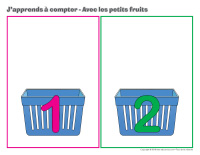 J'apprends à compter-Avec les petits fruits