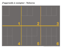 J’apprends à compter-Avec les voitures