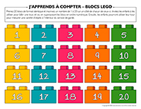 J’apprends à compter-Blocs Lego