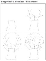 J'apprends à dessiner - Un arbre