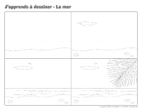 J'apprends à dessiner-La mer