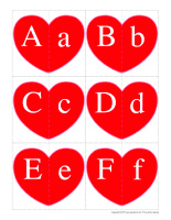 J’associe les lettres-Cœurs