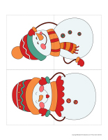 J’invente mon bonhomme de neige