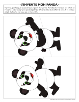 J’invente mon panda