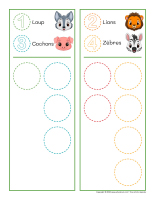 Japprends a compter-Animaux
