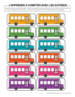 Japprends a compter-Avec les autobus