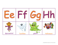 Jassocie les lettres-Halloween 2025