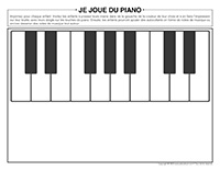 Je joue du piano