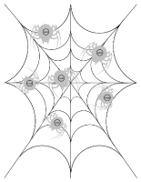 Jeu - toile d'araignée Jeu - toile d'araignée