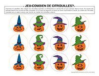 Jeu Combien de citrouilles