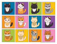 Jeu-Où se cache le chat