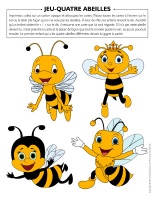 Jeu-Quatre abeilles