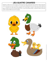 Jeu Quatre canards