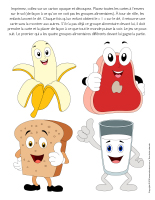 Jeu-Quatre groupes alimentaires