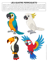 Jeu-Quatre perroquets