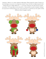Jeu Quatre rennes du pere Noel Jeu Quatre rennes du pere Noel