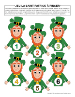 Jeu Saint-Patrick à pincer
