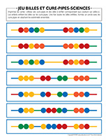 Jeu billes et cure-pipes-Sciences