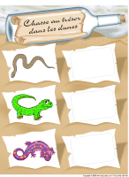 Jeu chasse au trésors dans les dunes Jeu chasse au trésors dans les dunes