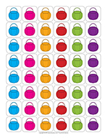 Jeu citrouilles de couleur