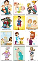 Jeu d'images - La fête des Mères Jeu d'images - La fête des Mères