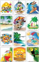 Jeu d'images - Les pays chauds Jeu d'images - Les pays chauds