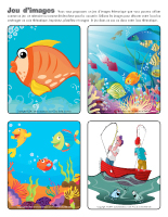 Jeu d'images - Les poissons Jeu d'images - Les poissons