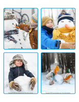 Jeu d’images-Bonshommes de neige-1