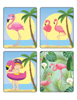 Jeu d’images-Flamants roses-2