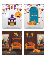 Jeu d'images-Halloween-Les décorations-1