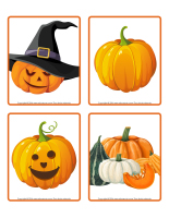 Jeu d'images-Les citrouilles-1 Jeu d'images-Les citrouilles-1