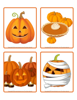 Jeu d'images-Les citrouilles-2 Jeu d'images-Les citrouilles-2