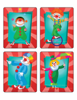 Jeu d'images-Les clowns-1