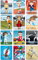 Jeu d'images-Les olympiades d'été Jeu d'images-Les olympiades d'été