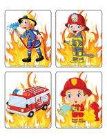 Jeu d'images-Les pompiers