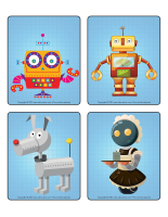Jeu d'images-Les robots Jeu d'images-Les robots
