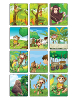 Jeu d'images-Les singes Jeu d'images-Les singes