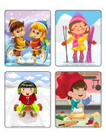 Jeu d'images-Les vacances de Noël Jeu d'images-Les vacances de Noël
