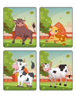 Jeu d'images-Les vaches