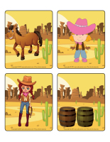 Jeu d'images-Les westerns