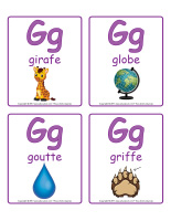 Jeu d'images-Lettre G-2 Jeu d'images-Lettre G-2