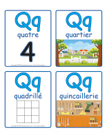 Jeu d'images-Lettre Q-1