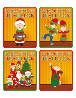 Jeu d’images-Noël-Fête du réveillon-1