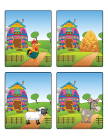 Jeu d'images-Pâques-La ferme-1