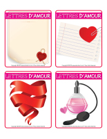 Jeu d’images-Saint-Valentin-Lettres d’amour-1