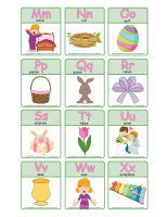 Jeu d&rsquo;images abecedaire-Paques 2026-2