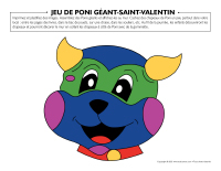 Jeu de Poni géant Saint-Valentin-1