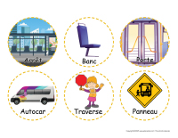 Jeu de causerie interactive-Autobus